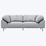Collar 2 Seat Sofa Cyber Light Grey