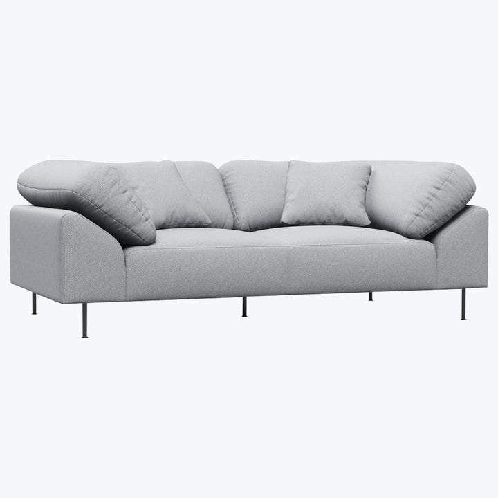 Collar 2 Seat Sofa Cyber Light Grey