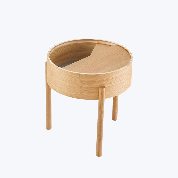 Arc Side Table Oiled Oak