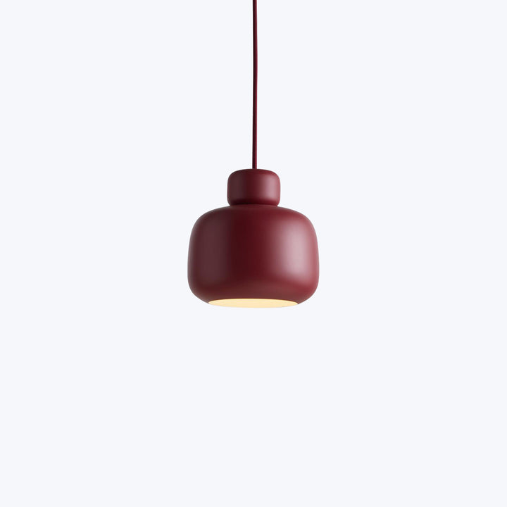 Stone Pendant Deep Red