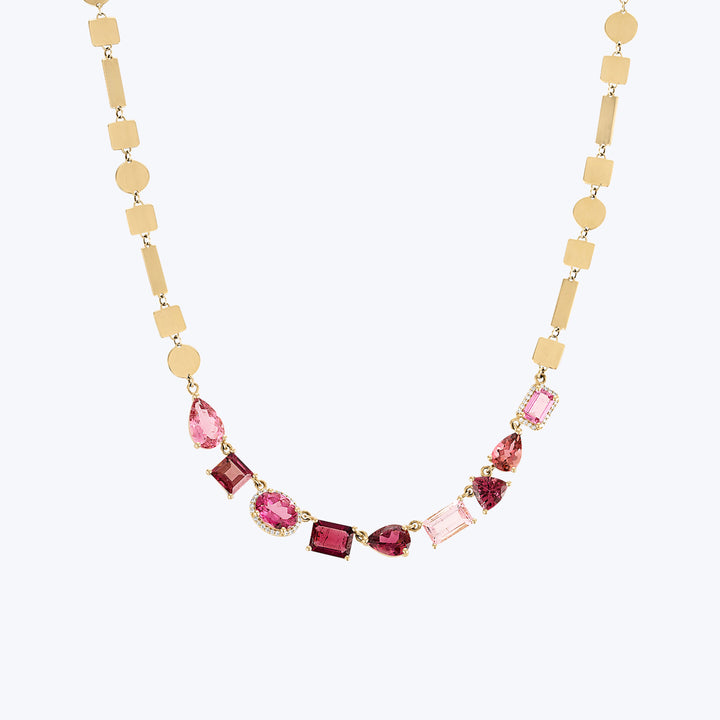 Pink Rock Candy Shine Necklace