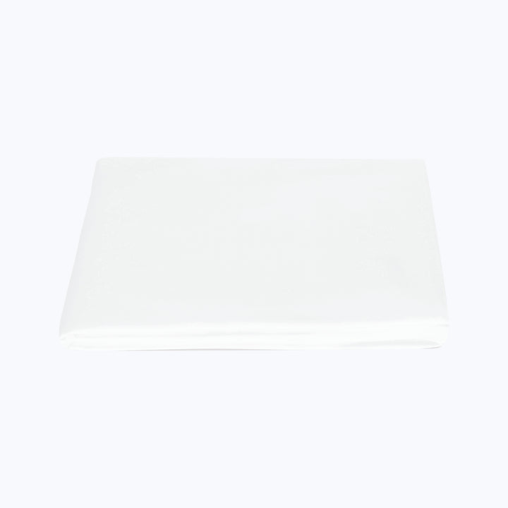 Amara Sateen Fitted Sheet White Queen