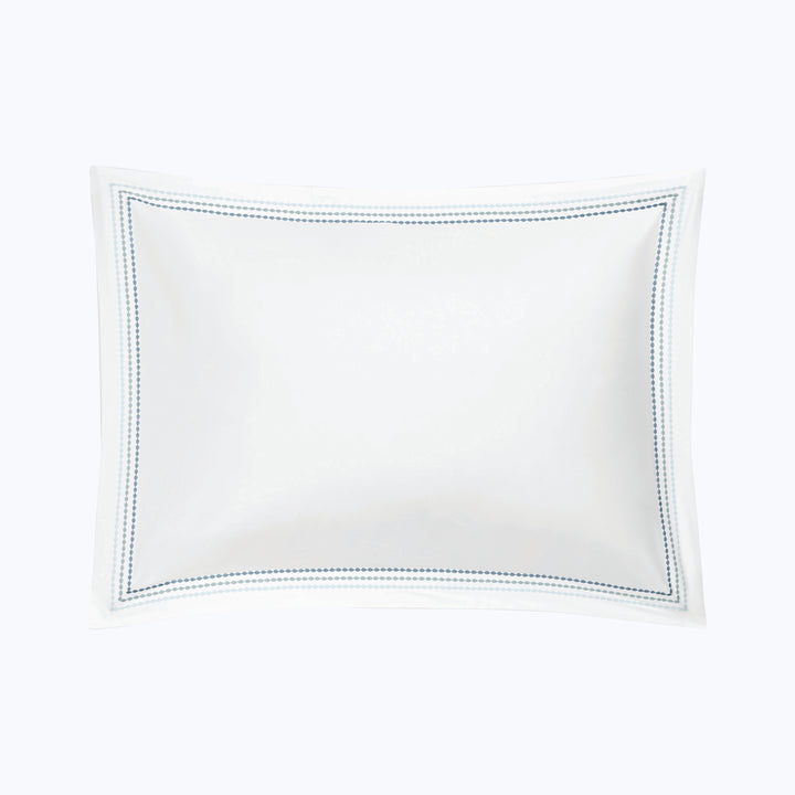 Amara Triple Pearl Sateen Sham Hazy Pool / Standard