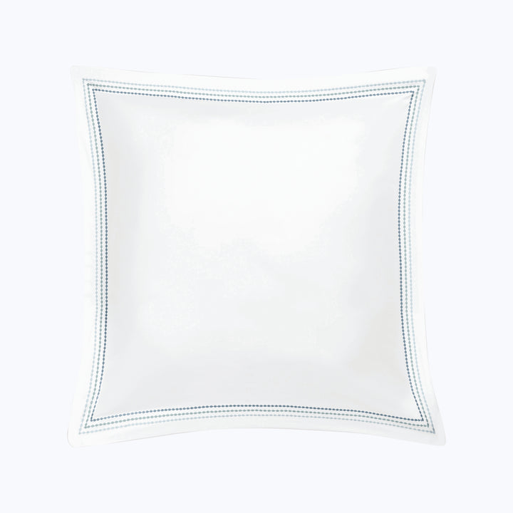 Amara Triple Pearl Sateen Sham Hazy Pool / Euro