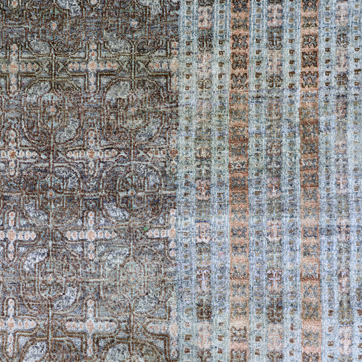 Grey Alchemy Transitional Silk Rug - 8'10" x 11'10"