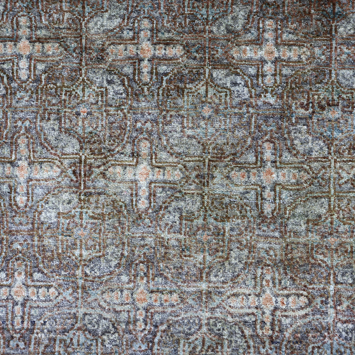 Grey Alchemy Transitional Silk Rug - 8'10" x 11'10"