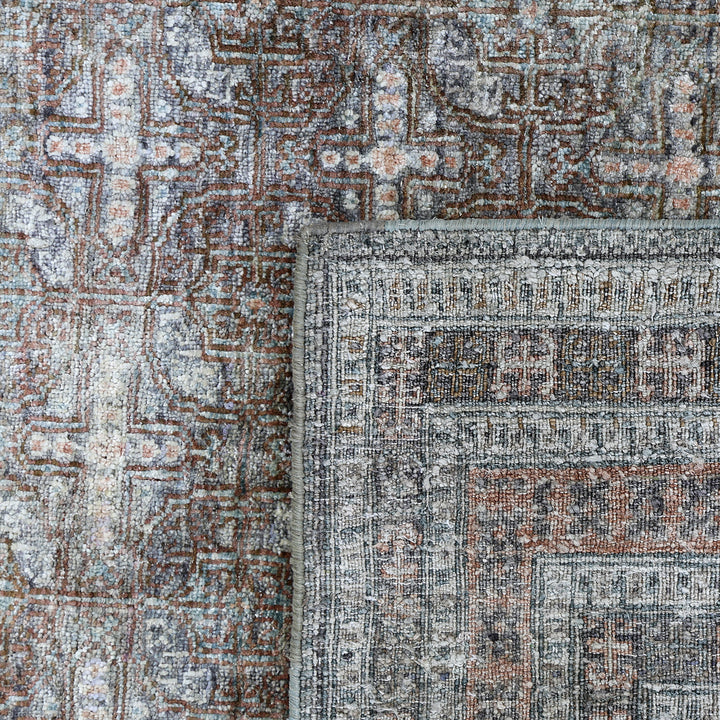 Grey Alchemy Transitional Silk Rug - 8'10" x 11'10"