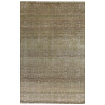 Brown Alchemy Transitional Wool Silk Blend Rug - 6'1”x 9'5"