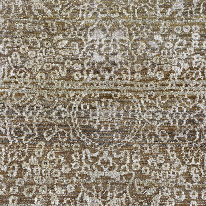 Brown Alchemy Transitional Wool Silk Blend Rug - 6'1”x 9'5"