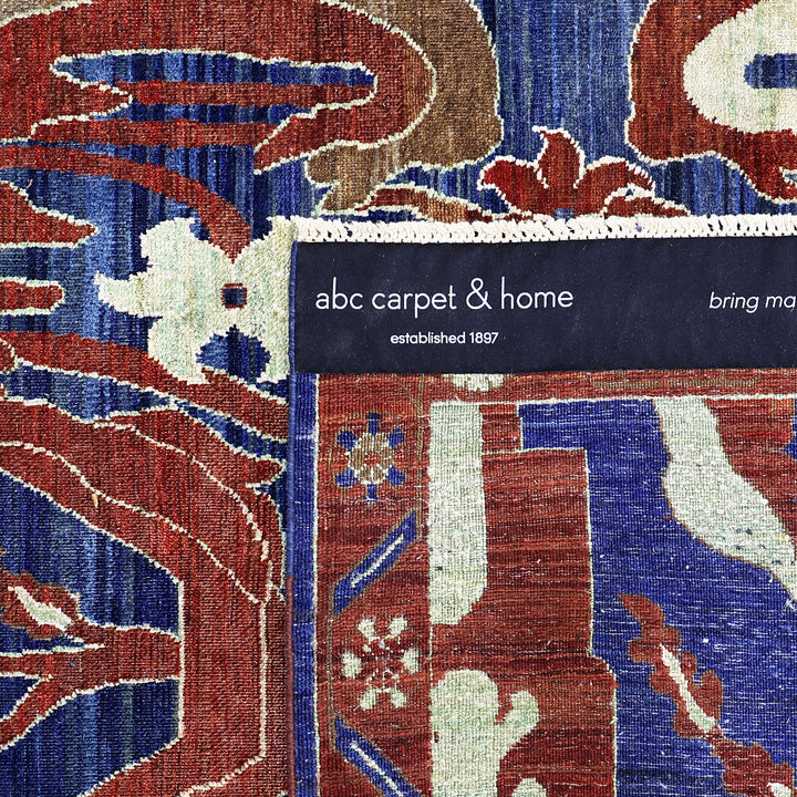 Blue Alchemy Transitional Wool Silk Blend Rug - 8’8" x 11'10"