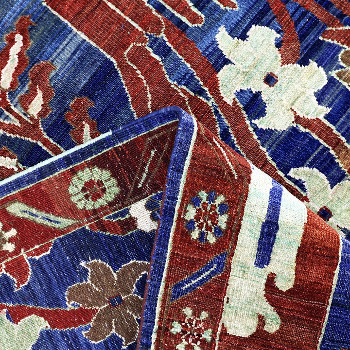 Blue Alchemy Transitional Wool Silk Blend Rug - 8’8" x 11'10"