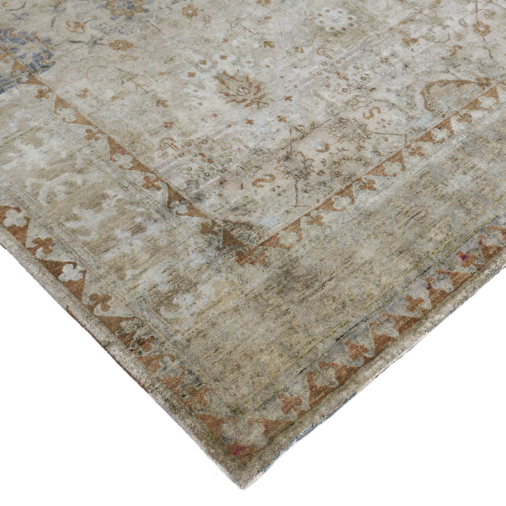 Blue Alchemy Transitional Silk Rug - 9' x 12'4"