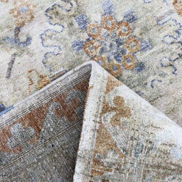 Blue Alchemy Transitional Silk Rug - 9' x 12'4"