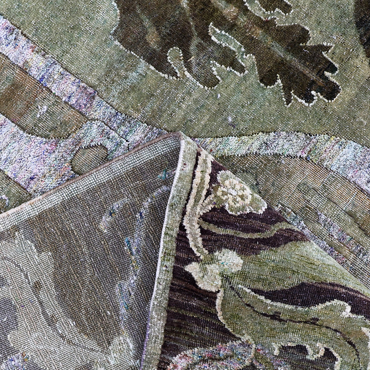 Sage Alchemy Transitional Wool Silk Blend Rug - 9' x 12'3"