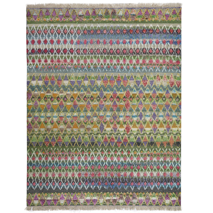 Multicolored Alchemy Transitional Wool Rug - 9' x 11'9"
