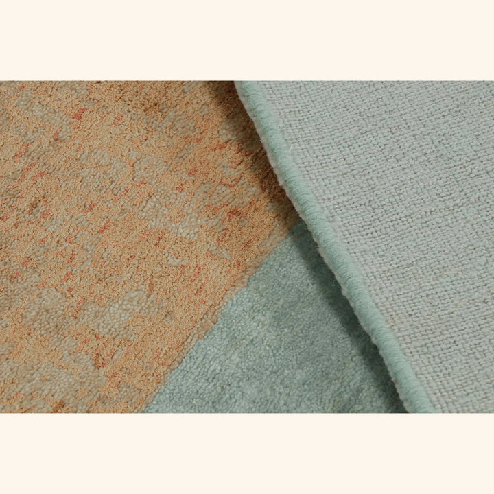 Blue Contemporary Wool Rug - 8'3" x 10'4"