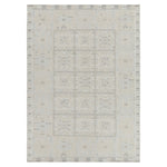 Grey Swedish Inspired Flatweave Wool Rug - 10'2" x 14'4"