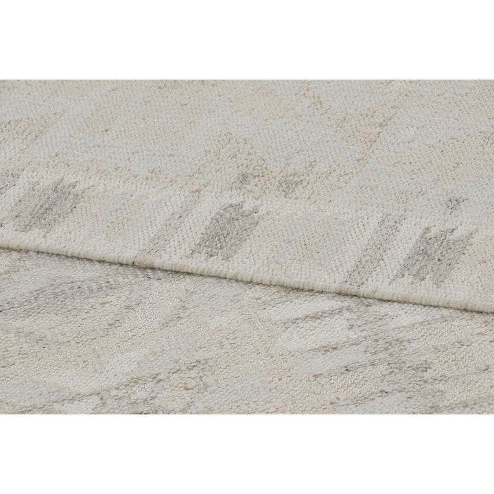 Grey Swedish Inspired Flatweave Wool Rug - 10'2" x 14'4"