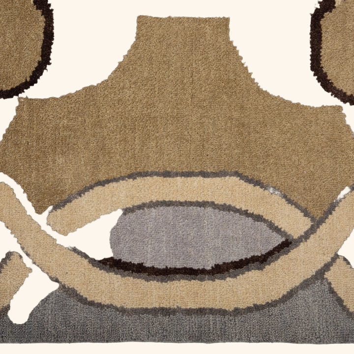 Brown Transitional Wool Rug - 9'1" x 11'10"