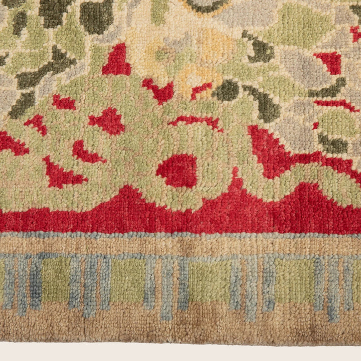 Red Traditional Wool Rug - 10'2" x 13'9"