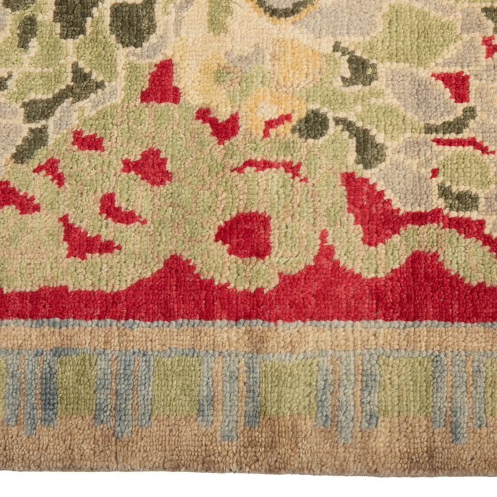 Red Traditional Wool Rug - 10'2" x 13'9"