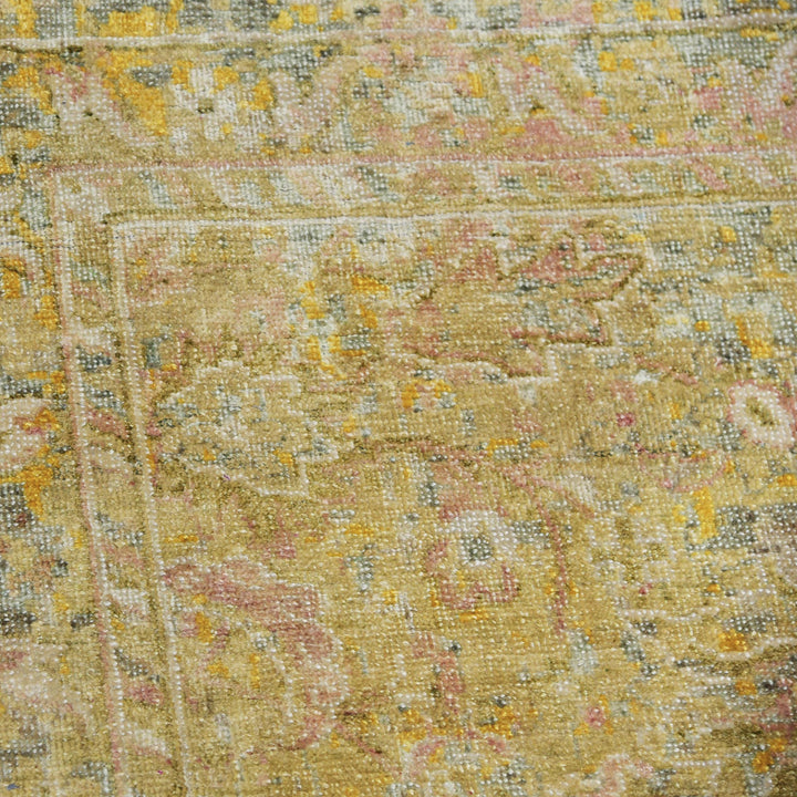 Multicolored Transitional Silk Wool Blend Rug - 10' x 14'1"