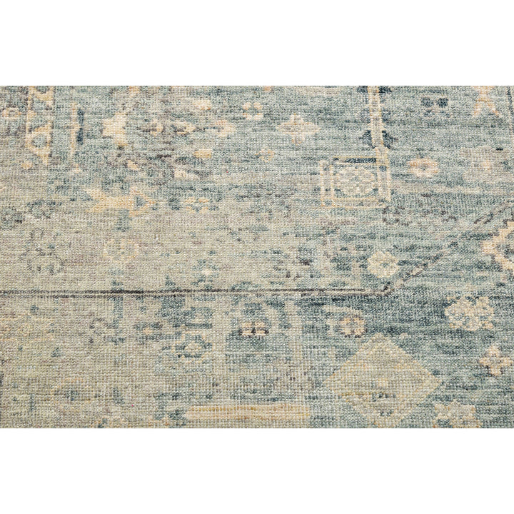Blue Transitional Wool Rug - 10' x 13'10"