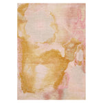 Gold Contemporary Silk Wool Blend Rug - 10'1" x 14'4"