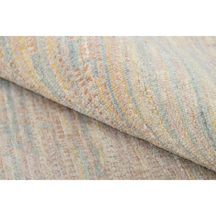 Multicolored Contemporary  Wool Rug - 10' x 14'5"