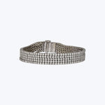 Contemporary five-row 18KWG 10.82 ct. Diamond Bracelet