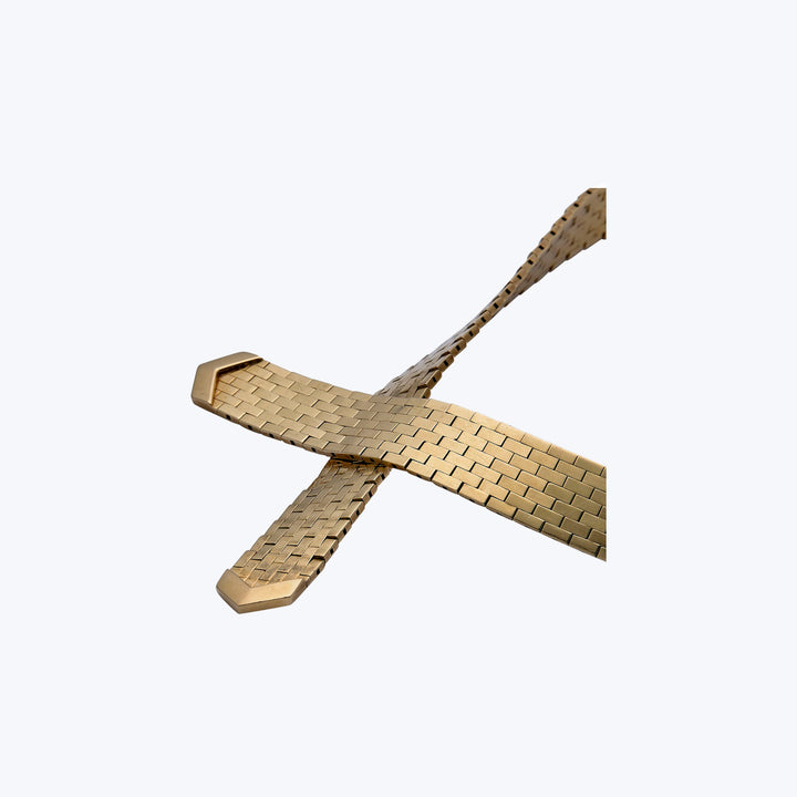 Tiffany & Co. Vintage 14KYG Crossover Ribbon Necklace