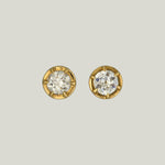 Jewels by Grace 1.16 ct. Old European Cut Diamond Collet Studs