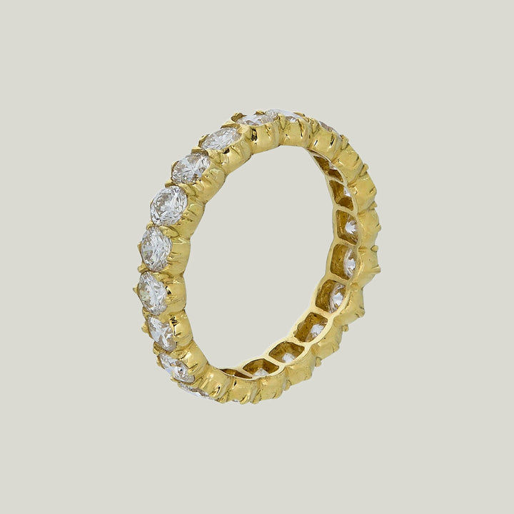 Jewels by Grace 18KYG 2.40 ct. Round Brilliant Diamond Eternity Band