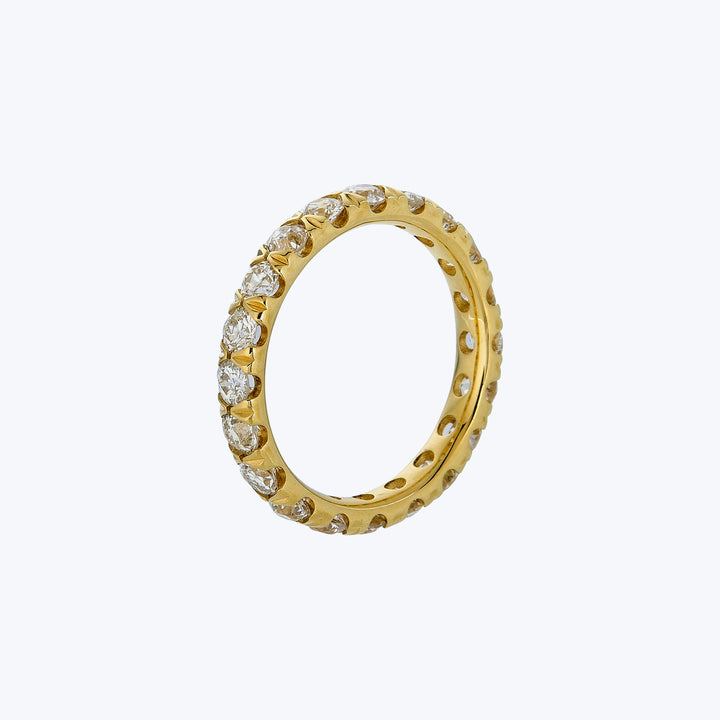 Jewels by Grace 18KYG 1.75 ct. Old European Cut Diamond Eternity Band