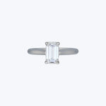 Cartier 1.34 ct. D SI1 Emerald Cut Diamond Solitaire