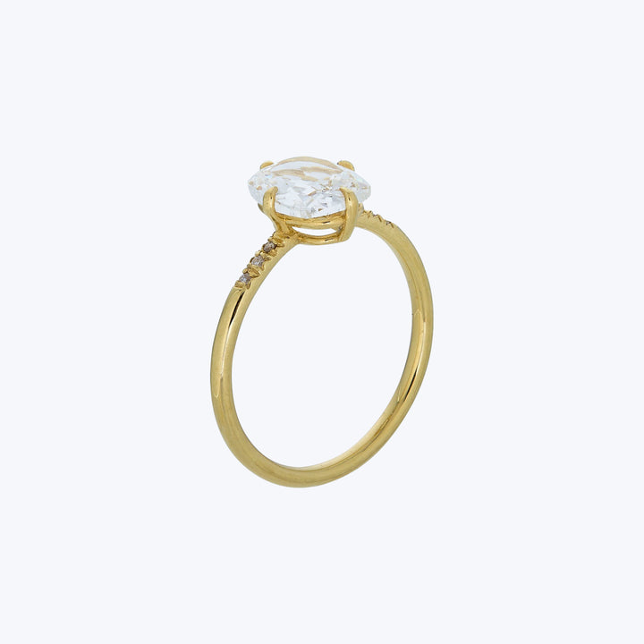 Jewels by Grace 18KYG 1.52 ct. Cushion Cut Diamond Solitaire