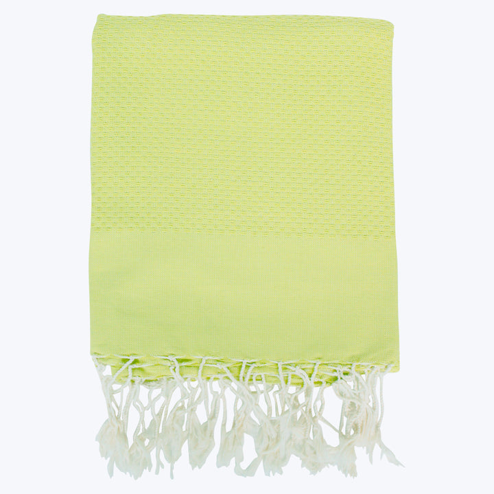 Solid Fouta Towel Chartreuse Green