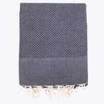 Solid Fouta Towel Black