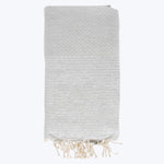 Lurex Fouta Towel Grey/Silver Lurex