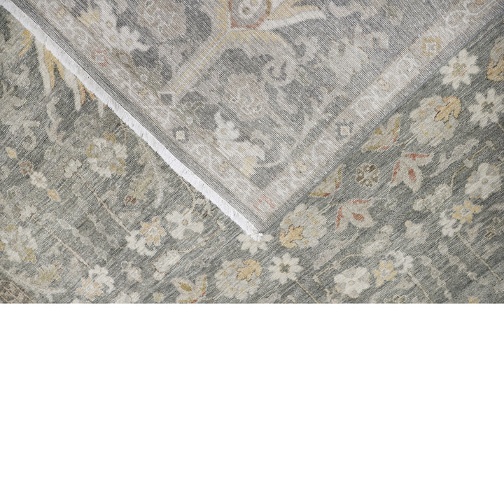 Grey Antique Revival Wool Rug - 8' x 10'