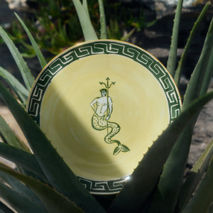 Il Viaggio di Nettuno Charger Plate Green & Yellow - hover