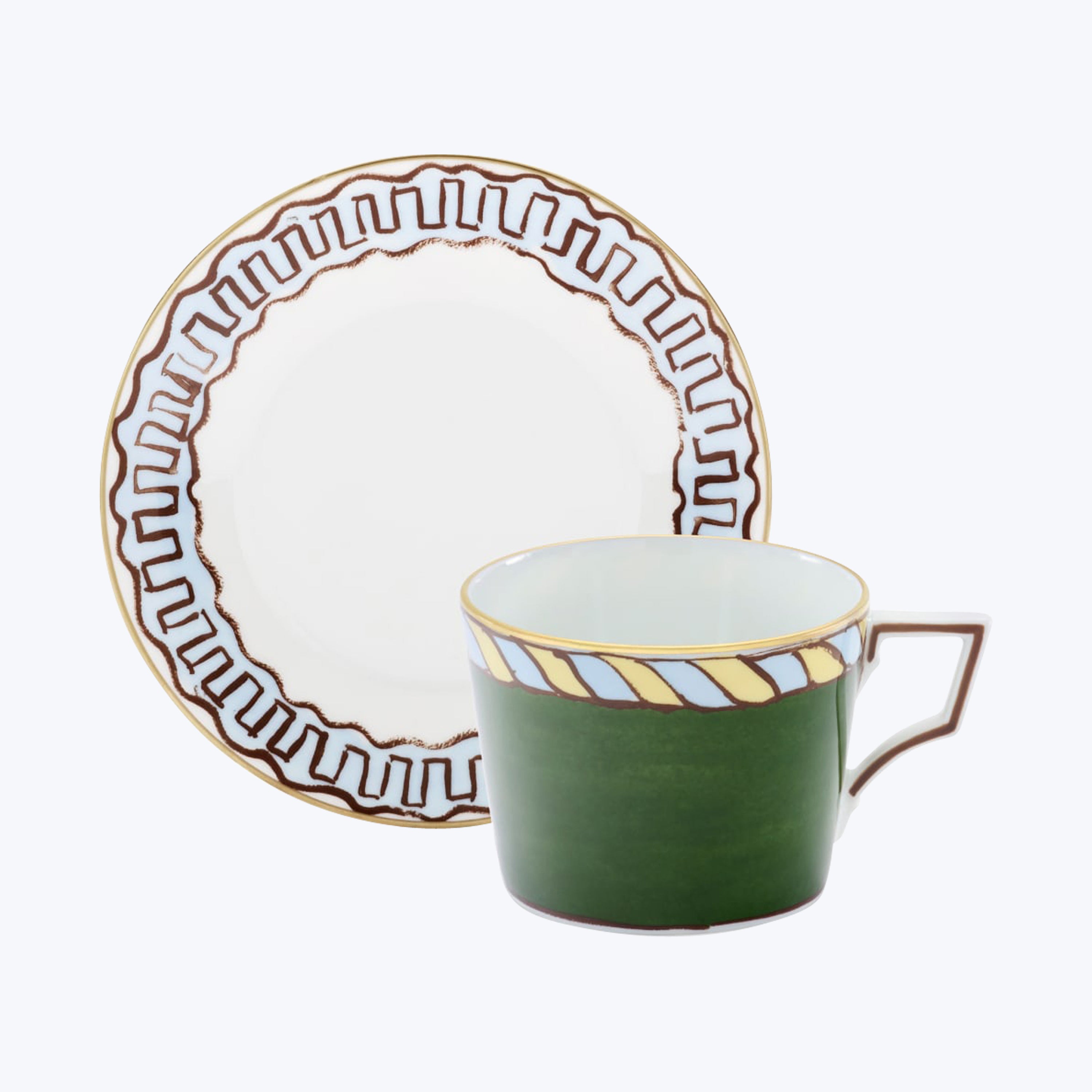 Il Viaggio di Nettuno Luna Tea Cup with Saucer