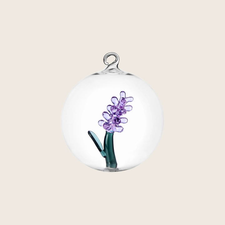 Botanica Christmas Ball Ornament Lavender