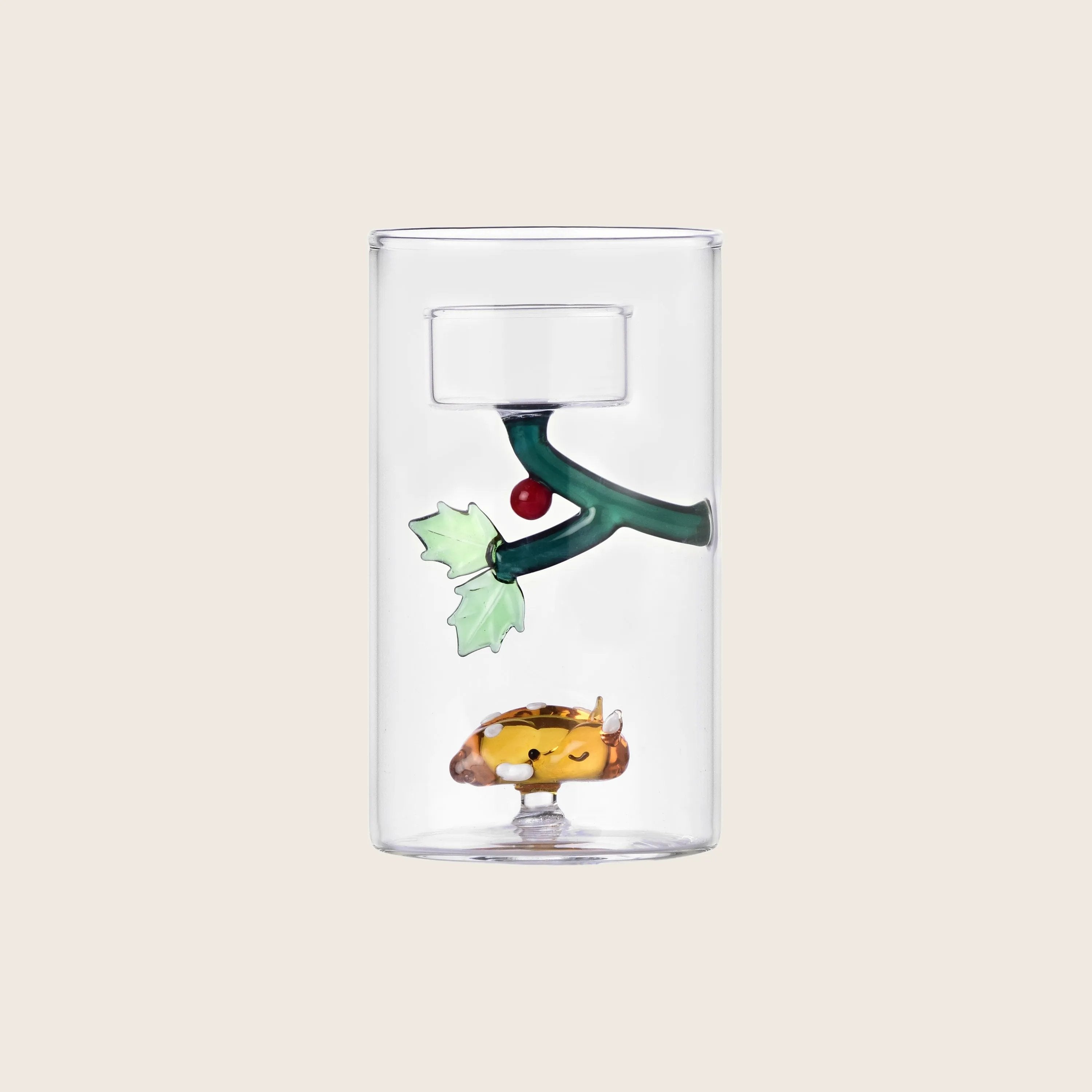 Ichendorf Milano Woodland Tales Owl Tealight - Thumbnail 3