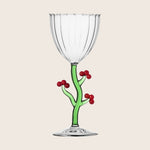 Botanica Christmas Stem Glass Berries Curved Stem