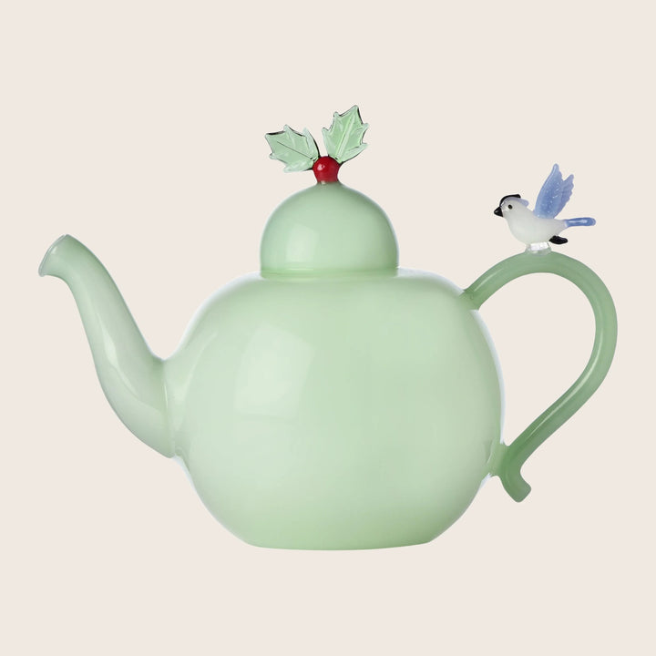 Woodland Tales Teapot Holly & Bird