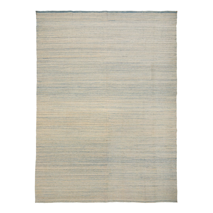 Transitional Kilim Wool Rug - 7'11" x 10'6"