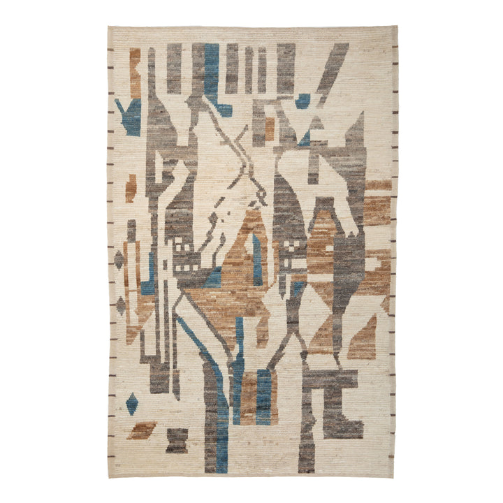Zameen Transitional Wool Rug - 5'11" x 9'5"