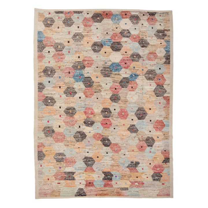 Zameen Transitional Wool Rug - 9'3" x 12'2"
