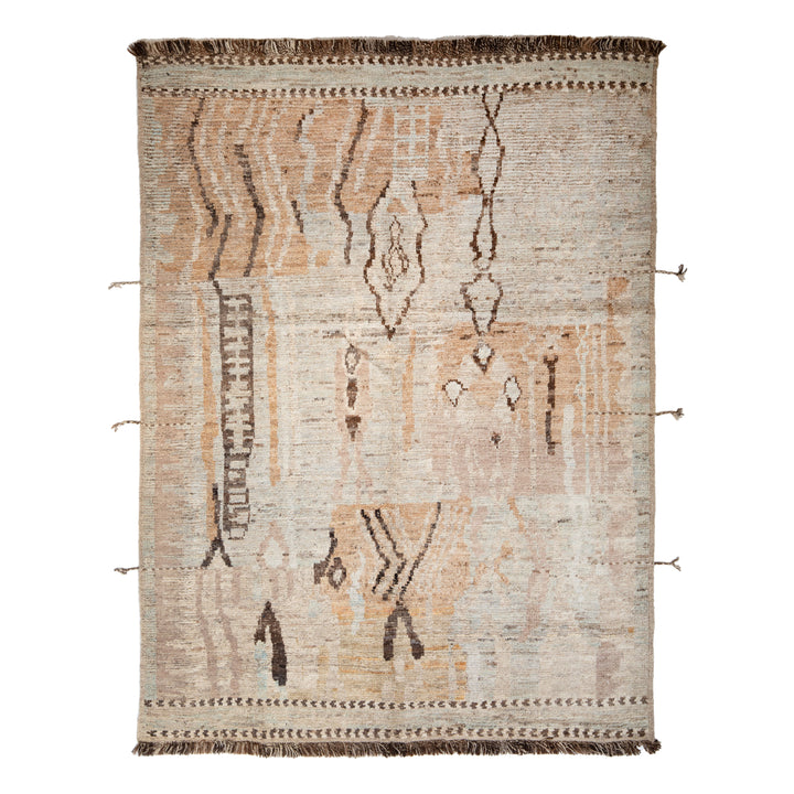 Zameen Transitional Wool Rug - 6'11" x 9'1"